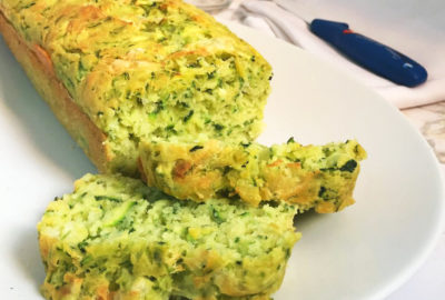 Plumcake salato zucchine ed Asiago senza glutine